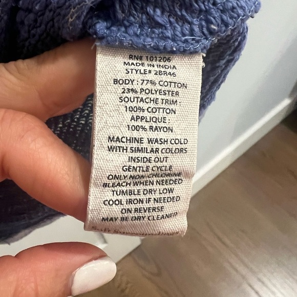 Soft Surroundings womens plus size top size small S bohemian K - Picture 8 of 8